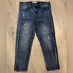 Women’s Liverpool Girlfriend Style Denim Blue Jeans Size 11 Waist 32 Stretchy